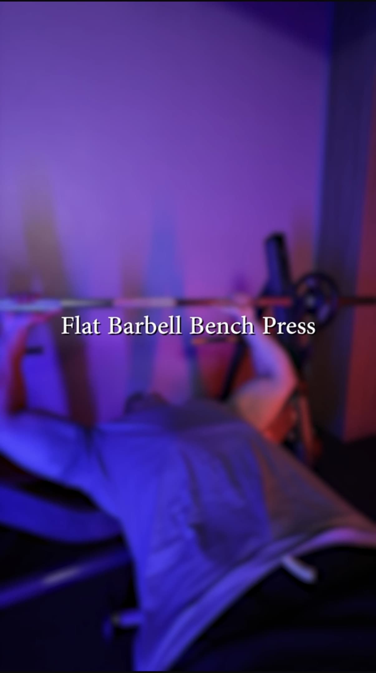 صورة Flat Barbell Bench Press